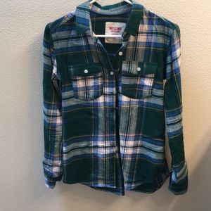 Mossimo Plaid Button Down Shirt